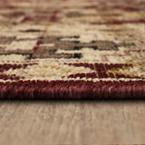 Karastan Rugs Bedouin Armada Machine Woven Polyester Traditional Area Rug Cabernet 9' 6" x 12' 11"