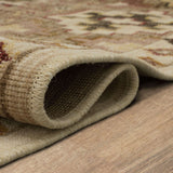 Karastan Rugs Bedouin Armada Machine Woven Polyester Traditional Area Rug Vanilla 9' 6" x 12' 11"