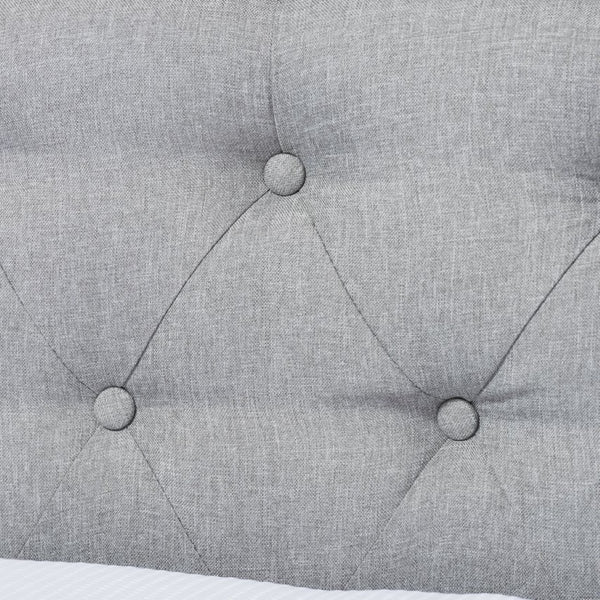 Baxton Studio Baxton Studio Mabelle Modern Upholstered Trundle Daybed with Elegant Design and Comfort Features Grey Ashley-Grey-Daybed