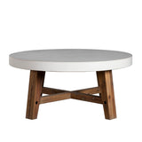 Salt Flat - Aster Collection Round Coffee Table