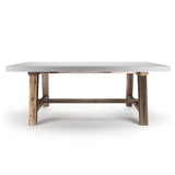 Aster Collection, Dining Table Salt Flat - Aster Collection Dining Table Natural finish SFASTETBL00WH Malouf