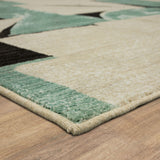 Karastan Rugs Foundation by Stacy Garcia Home Astera Machine Woven Polyester Area Rug Julep 9' 6" x 12' 11"