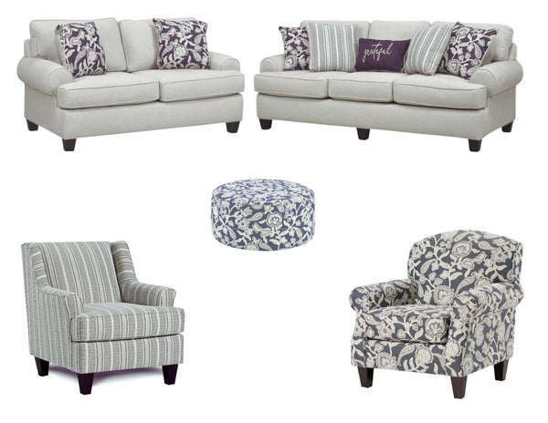 Fusion Awesome Oatmeal Loveseat With Reversible Cushions & Stylish Pillows For A Chic Living Room Upgrade Khaki Ws,100% Polypropylene 39-01 Awesome Oatmeal Loveseat