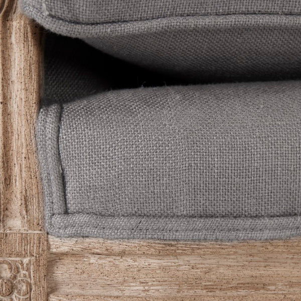 Zentique Louis Tufted Sofa — Oak Frame Linen Upholstery, Classic Tufting & Firm Comfort for Medium Rooms B007-3-Z E272 A048