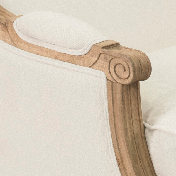 Louis Sofa Natural Oak / Off-White Cotton B007-3 E255 C020 Zentique