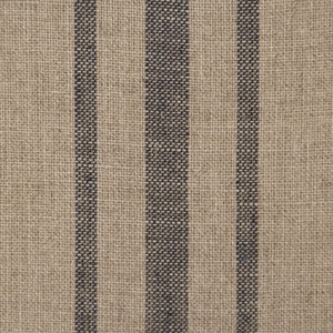 Louis Club Chair Limed Grey Oak, Khaki Linen with Blue Stripe B007 E272 A033 Blue Stripe Zentique