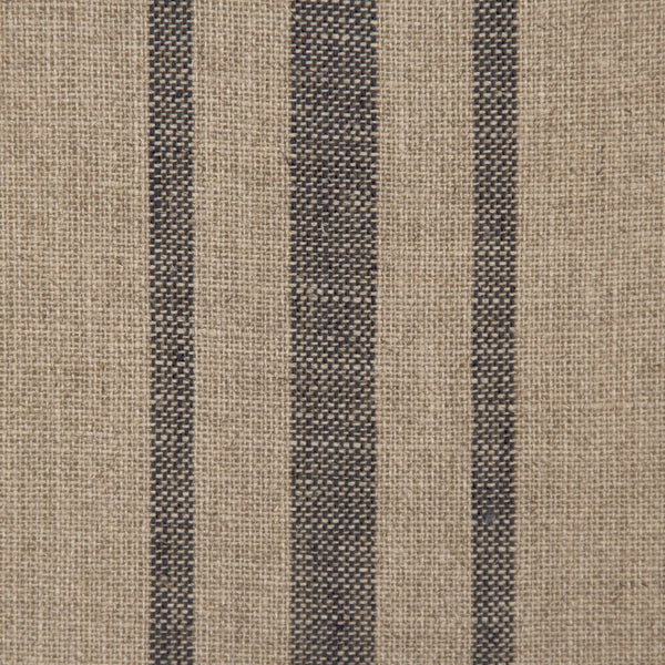 Louis Club Chair Limed Grey Oak, Khaki Linen with Blue Stripe B007 E272 A033 Blue Stripe Zentique