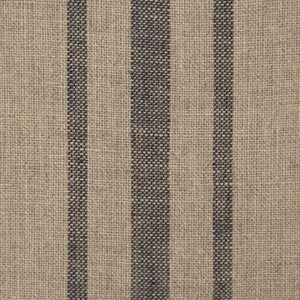 Zentique Louis Club Chair with Solid Oak Frame and Breathable Linen Upholstery for Timeless Comfort (94 chars) Limed Grey Oak, Khaki Linen with Blue Stripe B007 E272 A033 Blue Stripe