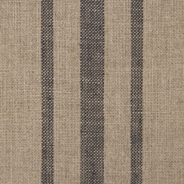 Zentique Louis Club Chair with Solid Oak Frame and Breathable Linen Upholstery for Timeless Comfort (94 chars) Limed Grey Oak, Khaki Linen with Blue Stripe B007 E272 A033 Blue Stripe