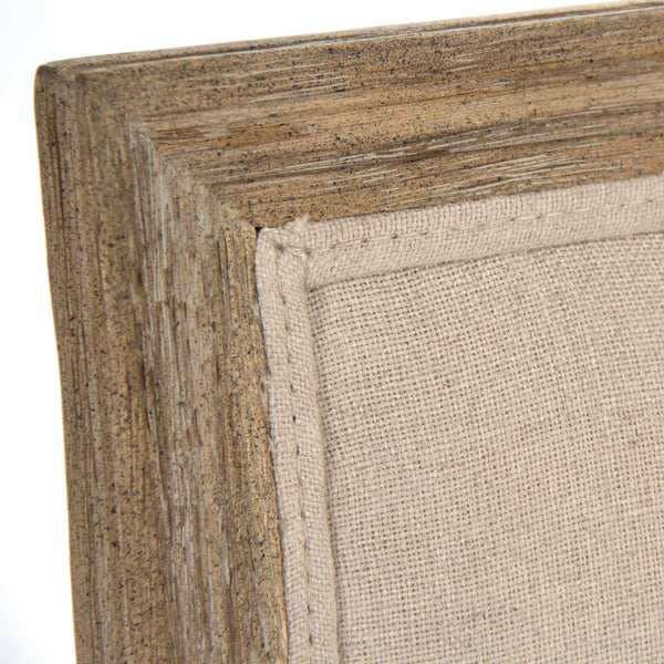 Louis Arm Chair Limed Grey Oak, Natural Linen B008 E272 A003 Zentique