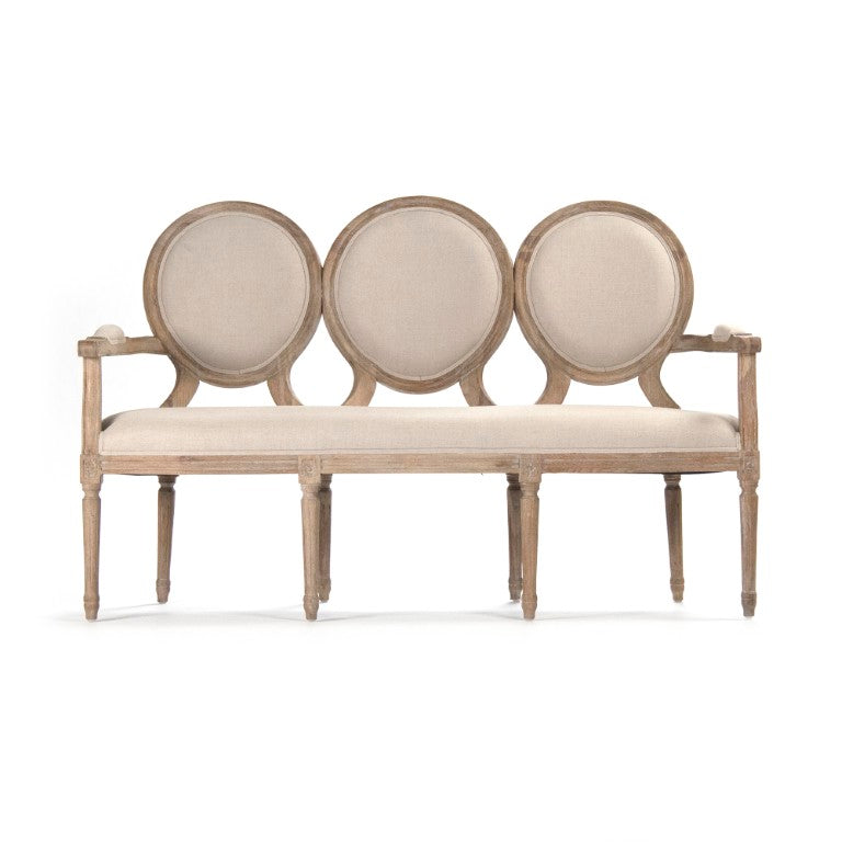 Zentique Medallion Settee - Thumbnail 2