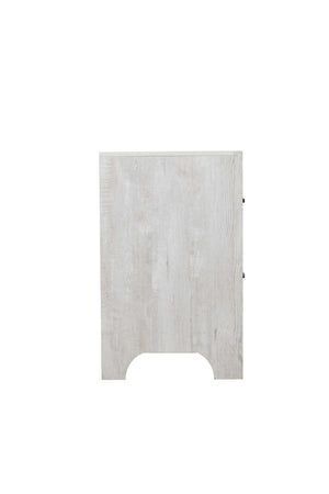 English Elm Denver Two Drawer Wood Nightstand with Natural Rustic Finish for Modern Bedrooms B009P152651