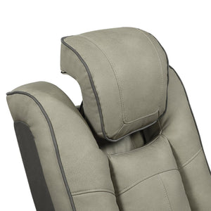 English Elm Bruno Power Reclining Loveseat with Bluetooth Audio Led Lighting and Cup Holders Gray B009P386508