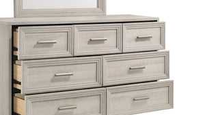 English Elm Colorado Rustic Natural Wood Dresser with Smooth Glides for Modern Bedroom Storage B009P395320