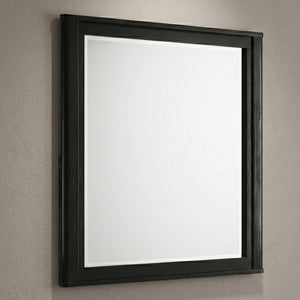 English Elm Opel Rectangular Beveled Glass Dresser Mirror with Deep Matte Black Frame for Modern Bedrooms B009P473968