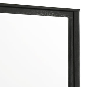 English Elm Opel Rectangular Beveled Glass Dresser Mirror with Deep Matte Black Frame for Modern Bedrooms B009P473968