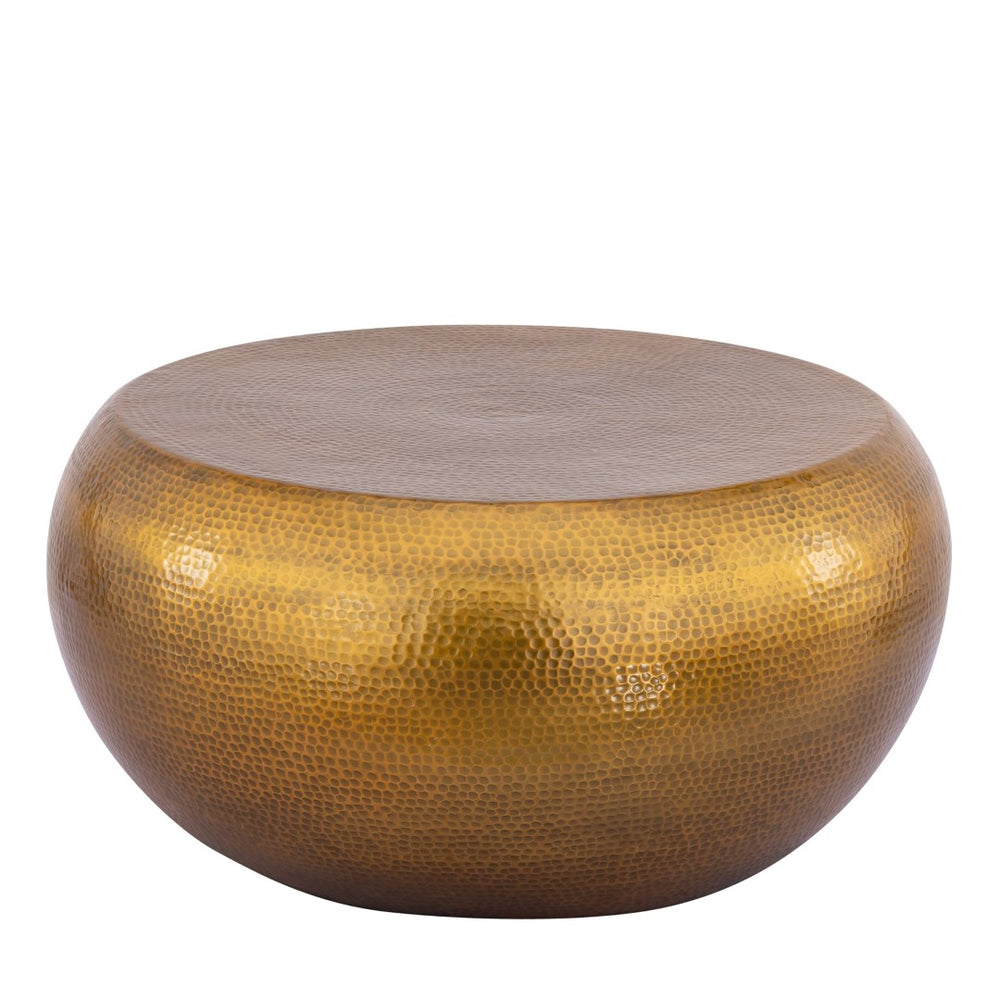 English Elm Ct-201 Square Aluminum Coffee Table with Gold Metallic Finish for Modern Living Rooms B009P477766