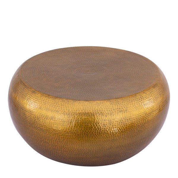 English Elm Ct-201 Square Aluminum Coffee Table with Gold Metallic Finish for Modern Living Rooms B009P477766