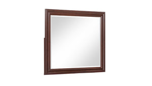 English Elm Boston Traditional Rectangular Wall Mirror Solid Wood Walnut Frame Bedroom Accent B009P482293