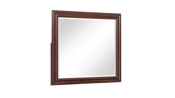 English Elm Boston Traditional Rectangular Wall Mirror Solid Wood Walnut Frame Bedroom Accent B009P482293