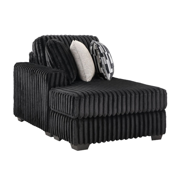 English Elm Snuggle U-shaped Modular Sectional Ribbed Velvet Polyester Deep Seat Living Room Sofa B009S02206