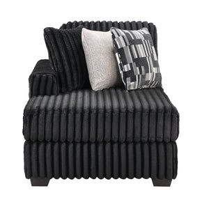 English Elm Snuggle U-shaped Modular Sectional Ribbed Velvet Polyester Deep Seat Living Room Sofa B009S02206