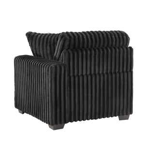 English Elm Snuggle U-shaped Modular Sectional Ribbed Velvet Polyester Deep Seat Living Room Sofa B009S02206
