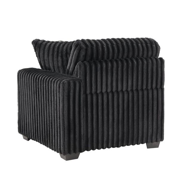 English Elm Snuggle U-shaped Modular Sectional Ribbed Velvet Polyester Deep Seat Living Room Sofa B009S02206