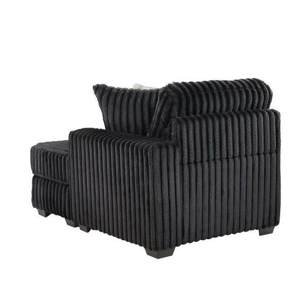 English Elm Snuggle U-shaped Modular Sectional Ribbed Velvet Polyester Deep Seat Living Room Sofa B009S02206