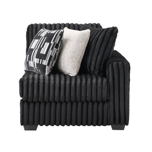 English Elm Snuggle U-shaped Modular Sectional Ribbed Velvet Polyester Deep Seat Living Room Sofa B009S02206