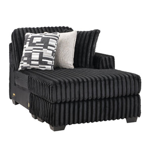 English Elm Snuggle U-shaped Modular Sectional Ribbed Velvet Polyester Deep Seat Living Room Sofa B009S02206