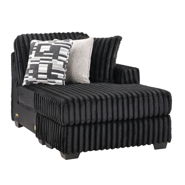 English Elm Snuggle U-shaped Modular Sectional Ribbed Velvet Polyester Deep Seat Living Room Sofa B009S02206