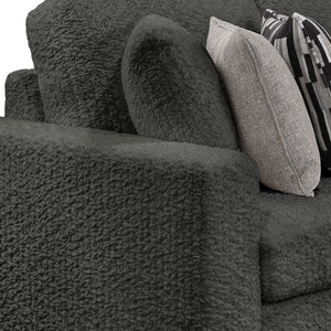 English Elm Maxwell L-shaped Sectional Sofa Low Profile Contemporary Upholstered Living Room Seating Gray B009S02207