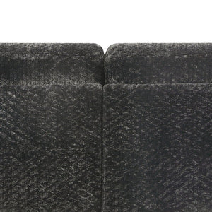 English Elm Magnum Contemporary Sectional Sofa Soft Gray Fabric Plush Seating for Open Living Rooms B009S02213