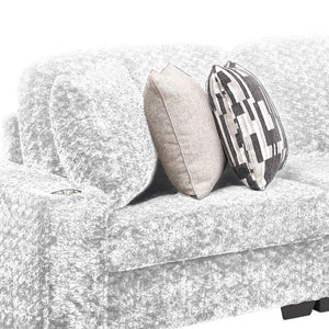 English Elm Magnum Contemporary L-Shaped Sectional Sofa with Plush Upholstery for Living Rooms Cream B009S02214