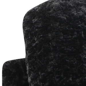 English Elm Magnum Contemporary L-Shaped Sectional Sofa with Plush Upholstery for Living Rooms Black B009S02215