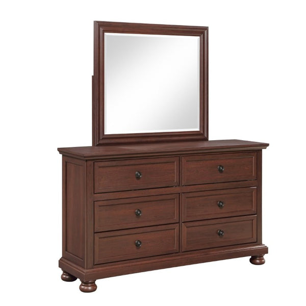English Elm Boston Traditional King Bedroom Set with Walnut Cherry Wood and Footboard Storage B009S02358
