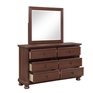 English Elm Boston Traditional King Bedroom Set with Walnut Cherry Wood and Footboard Storage B009S02358