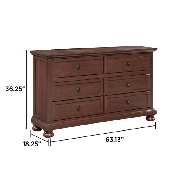 English Elm Boston Traditional King Bedroom Set with Walnut Cherry Wood and Footboard Storage B009S02358