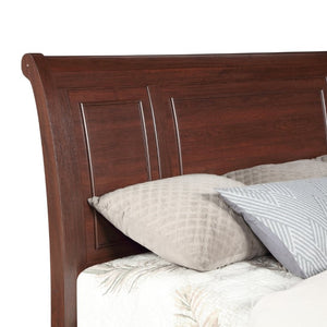 English Elm Boston Traditional King Bedroom Set with Walnut Cherry Wood and Footboard Storage B009S02358