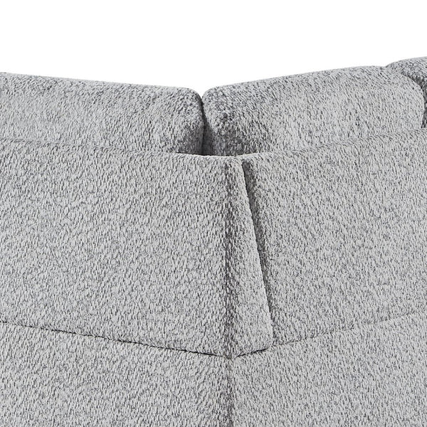 English Elm Giza Bouclé Modular Sectional with Sleeper Storage and Usb Charging for Modern Living B009S02414