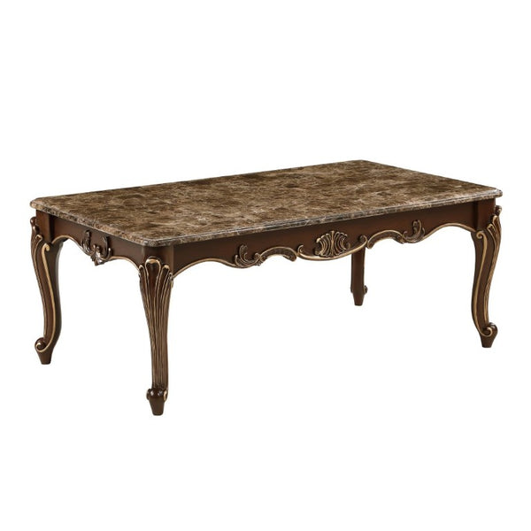 English Elm Lotus Traditional 5 Piece Living Room Set Beige Upholstery Champagne Gold Trim B009S02449