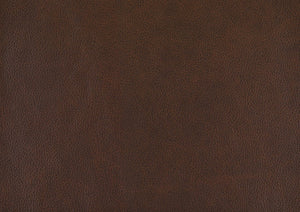 English Elm Modern Top-grain Leather Three-seat Sofa with Tufted Detail and Espresso Metal Legs B011P146402