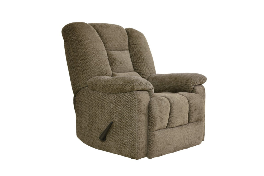 English Elm Modern Chenille Upholstered Reclining Chair with Pocket Coil Seat for Living Rooms B011P204483