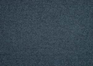 English Elm 1pc Nailhead Trim Accent Chair Blue Polyester Upholstery Rubberwood Legs Living Room B011P287704