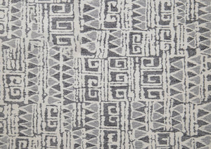 English Elm Modern Swivel Accent Chair Jacquard Upholstery Nailhead Detail for Living Room B011P500678