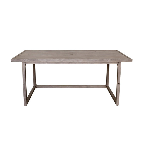 English Elm Elegant Resort Style Wicker Patio Sectional with Ottomans and Convertible Height Table B011P522882