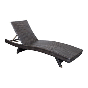 English Elm Luxury Resin Wicker Outdoor Chaise Lounges Set of 2 Poolside Reclining Patio Seating Espresso B011P526018