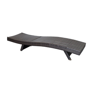English Elm Luxury Resin Wicker Outdoor Chaise Lounges Set of 2 Poolside Reclining Patio Seating Espresso B011P526018