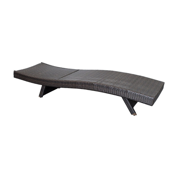 English Elm Luxury Resin Wicker Outdoor Chaise Lounges Set of 2 Poolside Reclining Patio Seating Espresso B011P526018